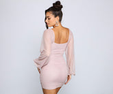 Robe moulante magnifique et scintillante